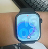 Apple/苹果 Watch S11 智能手表GPS款42毫米深空灰色铝金属表壳黑色运动型表带M/L MEUH4CH/B 实拍图