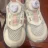 361°童鞋 儿童跑鞋夏男女童3-14岁大网孔旋钮跑鞋 白35 实拍图