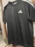 adidas情侣休闲纯棉上衣圆领正肩短袖T恤男女阿迪达斯轻运动   米白   S 实拍图