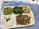 佩尔森陶瓷分格餐盘大人家用减脂月子餐分隔食堂孕妇儿童早餐分餐盘餐具 【奶油色】分餐盘+双耳碗 实拍图