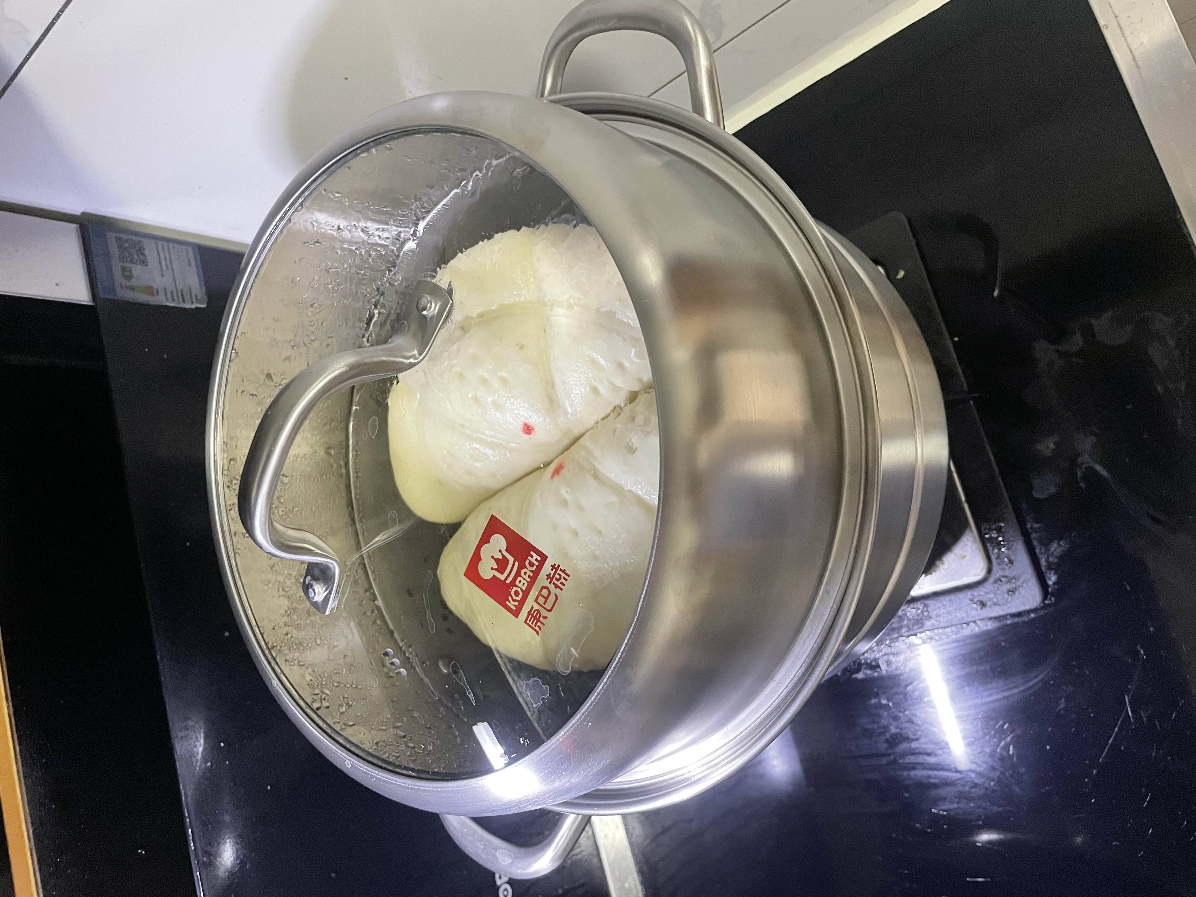 康巴赫蒸锅304不锈钢蒸笼食品级双层汤锅家用蒸煮炖燃气灶电磁炉通用 【加厚304不锈钢】 2层 30cm 实拍图