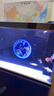 森森（SUNSUN）大型鱼缸底过滤水族箱客厅家用落地玻璃生态金鱼缸 【实时温显+灯控】经典黑 1米长35cm宽 实拍图