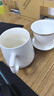 金镶玉茶杯三件套羊脂玉瓷家用陶瓷泡茶水分离马克杯礼盒装云中游 实拍图