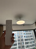 欧普照明（OPPLE）风扇灯吊扇灯隐形扇卧室餐厅超静音全光谱1级能效风扇一体灯饰 1级能效-白-36寸36瓦-遥控-全光谱 实拍图