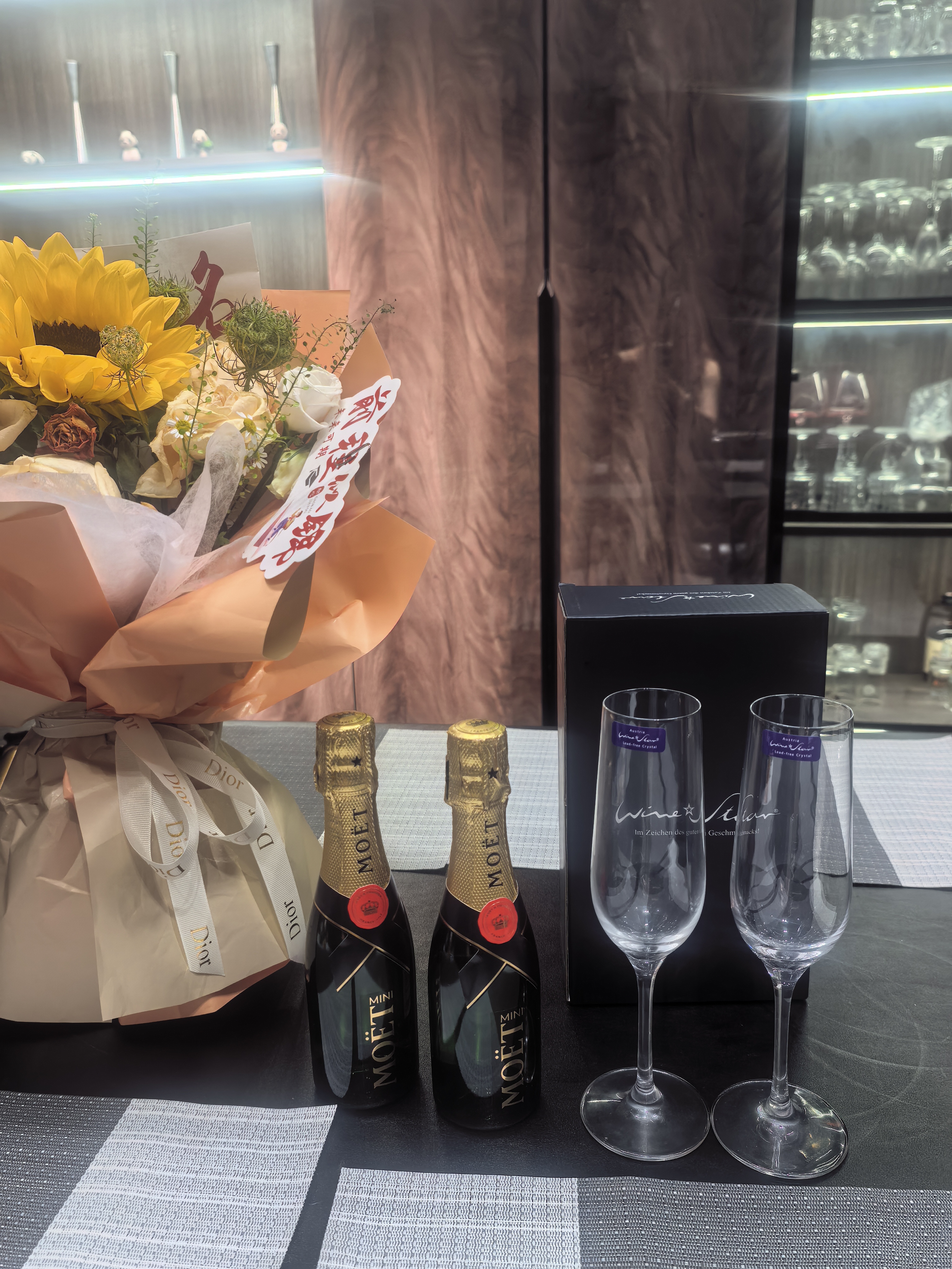 酩悦Moet & Chandon 法国进口迷你 经典香槟 葡萄酒200ml*2瓶礼盒 实拍图
