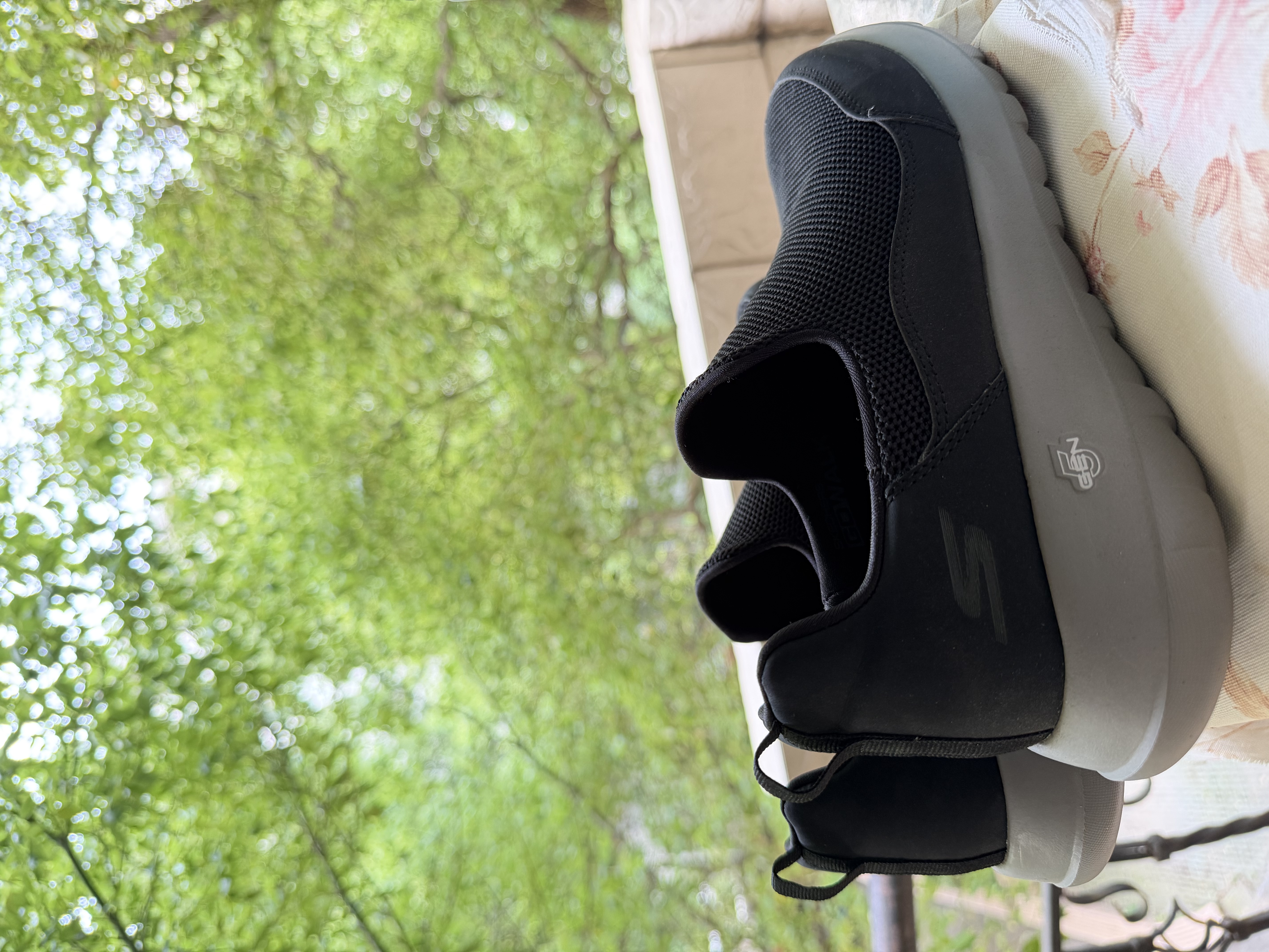 斯凯奇（Skechers）男鞋夏季一脚蹬运动鞋休闲健步鞋软底舒适布鞋54626 实拍图