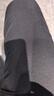 七匹狼休闲裤男天丝抗菌弹力裤子夏季薄款商务高端直筒长裤男款通勤男裤 001(黑色)-桑蚕丝 33 84A 实拍图