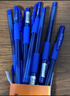 斑马牌（ZEBRA）中性笔 0.5mm子弹头签字笔 学生标记笔走珠水性笔 C-JJ100 JELL-BE 蓝色 10支装 实拍图