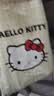 可爱风kitty帆布包手提袋单肩斜挎包夏季百搭通勤大容量新款挎包 kitty黄色（不带玩偶）无拉链 实拍图