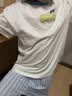 嘟嘟家男童T恤纯棉夏季儿童短袖多巴胺男女童上衣宝宝童装 奶油白色 130 实拍图