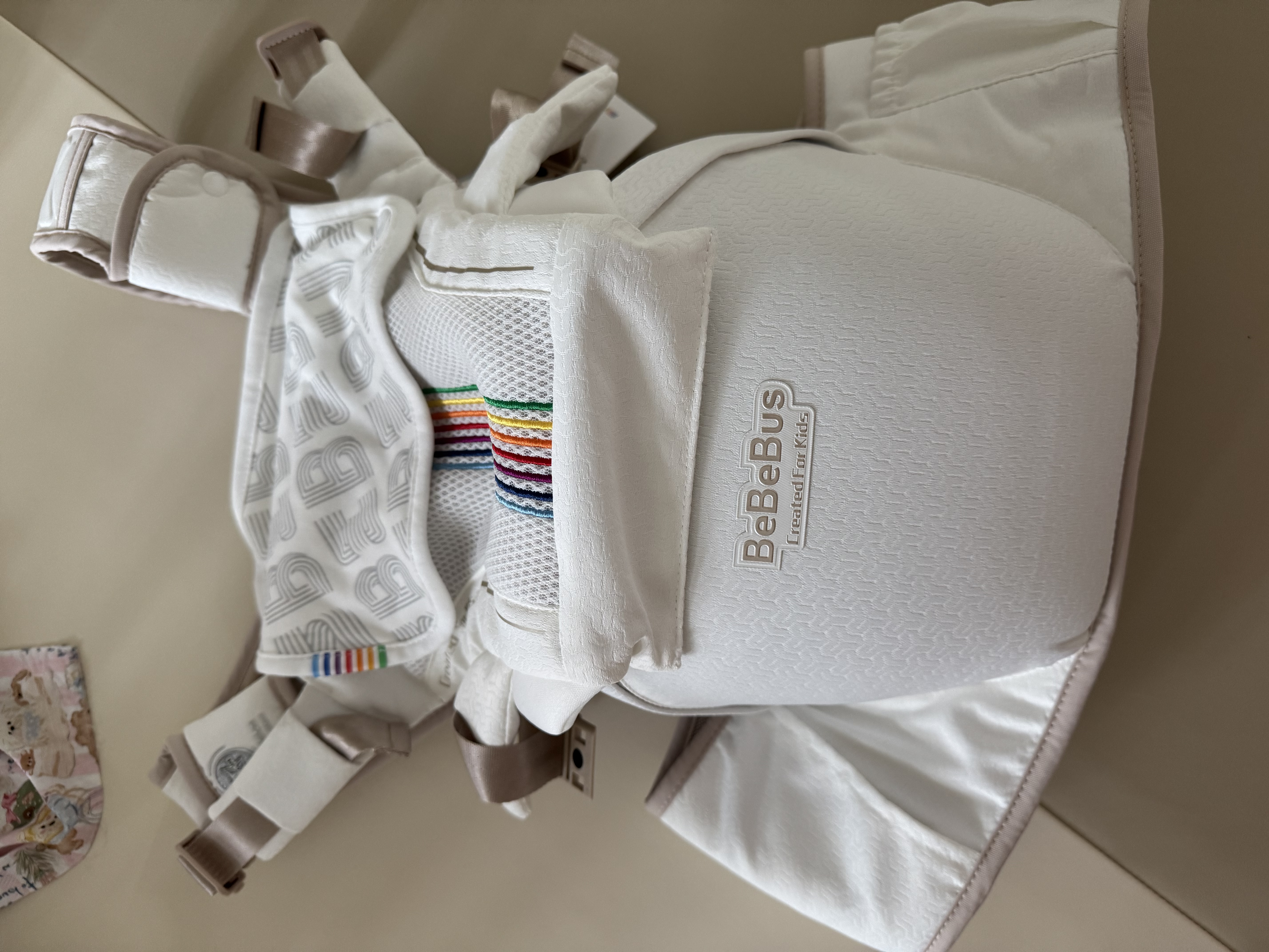 bebebus腰凳婴儿背带二合一可拆卸轻便四季透气抱娃神器 【轻享家pro】香槟金 （新品升级） 实拍图