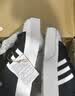 adidas NIZZA PLATFORM厚底增高运动帆布鞋女阿迪达斯三叶草 一号黑/白   37 实拍图