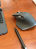 罗技（Logitech）大师系列 MX Master 3S 菁英版 无线蓝牙鼠标  办公静音鼠标 人体工学 石墨黑 无线接收器需另购买 实拍图