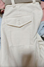 优衣库针织廓形长裤女装男装/常规款休闲裤裤子482287 486980 482287/01乳白色 S 实拍图