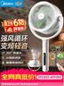 美的（Midea）【3D摇头】直流变频静音落地空气循环扇家用卧室净化换气扇语音遥控电风扇大风力一级能效GDJ24WYJ 实拍图