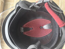 Andes HELMET3C认证电动摩托车头盔男女四季通用夏季透气防晒安全帽电瓶车骑行半盔 磨砂原黑【透明短】 均码 实拍图