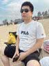 砾石太阳镜男女偏光驾驶墨镜铝镁变色蛤蟆眼镜清透飞行镜可定近视镜 黑色款-黑绿清透片（偏光） 实拍图