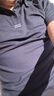 拇指白小T【冰玉POLO衫】凉感抑菌男女士短袖夏商务翻领休闲 藏青 L 实拍图