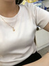 京东京造10A抗菌男士t恤短袖男女同款衣服男装春夏新款圆领打底衫内搭黑S 实拍图