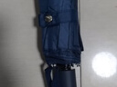 暖心话全自动雨伞折叠大号男女双人晴雨两用防紫外黑胶防晒遮阳伞太阳伞 72骨升级款大伞-尊贵黑 实拍图