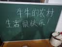 得力(deli) 60*90cm小黑板家用写字板 办公学校教室用粉笔小白板绿板广告牌33683 实拍图