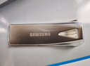 三星（SAMSUNG）128GB USB3.1 U盘 BAR 学习办公 金属高速优盘 车载U盘 读速400MB/s（Gen 1）香槟银 适用哨兵模式 实拍图