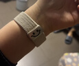 iboann适用apple watch s10表带S11编织iWatchs9腕带磁吸音乐小狗苹果手表s8表带s7/s6/se3高级ultra配件 苹果小熊-奶白春樱色 38/40/41/42表盘4~1 实拍图
