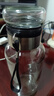 【送杯套】大容量加厚玻璃杯子便携杯茶水分离带杯套泡茶水杯 透明 1000ml吨吨桶 1只装 实拍图