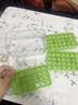 述屋说冰块模具食品级制冰模具按压冰格 家用自制冰箱冻冰块神器84格绿 实拍图