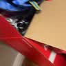 美洲狮（COUGAR）轮滑鞋儿童闪光溜冰鞋男女滑冰旱冰鞋女轮滑鞋男童 黑红单闪单鞋 M (可调31-36码) 实拍图