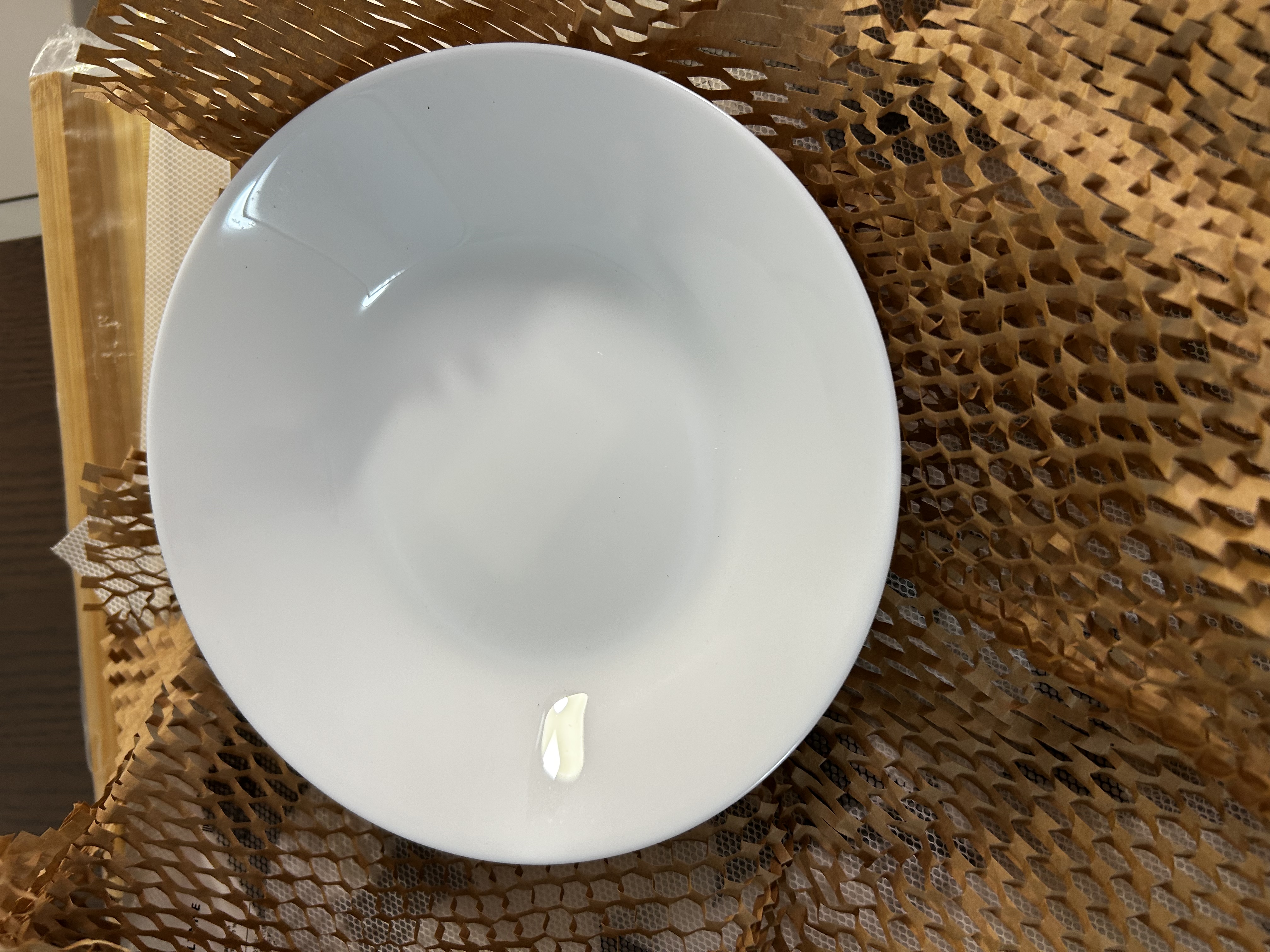 宜家（IKEA）OFTAST奥夫塔耐热餐盘菜盘碗碟西餐盘骨碟家用套装餐具 白色上菜碗23cm 实拍图