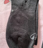 迪卡侬（DECATHLON）透气吸汗袜子运动袜高帮棉袜柔软舒适男女长袜 RS160-商务黑色-3双装 【39-42】(鞋码39/40/41/42) 实拍图