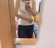 TINGE带胸垫吊带背心女莫代尔外穿内搭打底上衣 克莱因蓝 L 实拍图