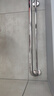 蓝牡丹免打孔卫生间毛巾架毛巾挂杆304不锈钢单杆浴室浴巾架加长置物架 单杆50cm【免打孔】 实拍图