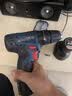 博世（BOSCH）电钻12V锂电钻冲击钻三合一家用钻墙打孔GSB120双电小黑盒工具箱 实拍图
