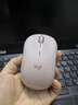 罗技（Logitech）M221轻音鼠标 无线鼠标 办公鼠标 对称鼠标 带无线微型接收器 茱萸粉 实拍图