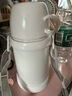 MUJI不锈钢保温保冷双杯盖水杯保温杯杯子带吸管 MDN8CC2A 白色 490ml /450ml 实拍图