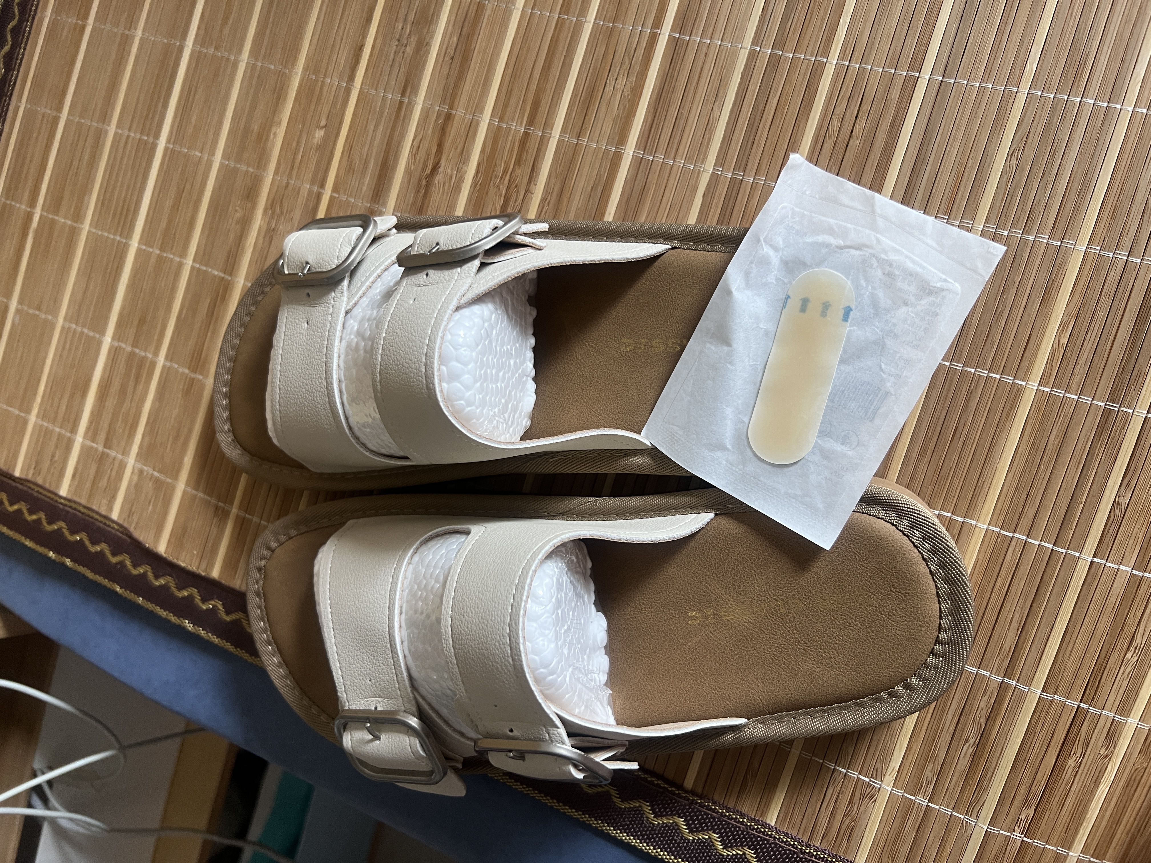 ZHR则则勃肯凉拖女2026新款夏季一脚蹬外穿拖鞋女百搭女鞋JF169米色38 实拍图