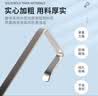 韩式不锈钢s型挂钩防锈家用厨房卫生间墙上橱柜门后抽屉悬挂支架 银色 卡扣方口5.0cm平面适用【5个装】 实拍图