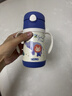 膳魔师（THERMOS）儿童吸管保温杯316L不锈钢把手学生杯幼儿园婴儿水杯TCKC 实拍图