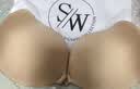 秘密世界（SecretWorld）胸贴女拍婚纱写真专用隐形防凸点乳贴上托夏季芒果杯加厚聚拢文胸 实拍图