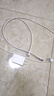 倍思 快充数据线 U-C 100W 白 1.5m + 小极充电器 2U 10.5W 白适用华为小米手机台灯电扇充电头 实拍图