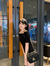 CinvaiKrose官方店小c&k包包女包2026新款斜挎包菱格链条包女生日礼物送女友 黑色Black【小号】送女友老婆女生走心 实拍图
