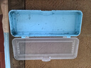得力（deli）pp材质透明盖磨砂学生笔盒 大容量铅笔盒 简约多功能文具收纳盒 蓝BC448毕业礼物礼物 实拍图