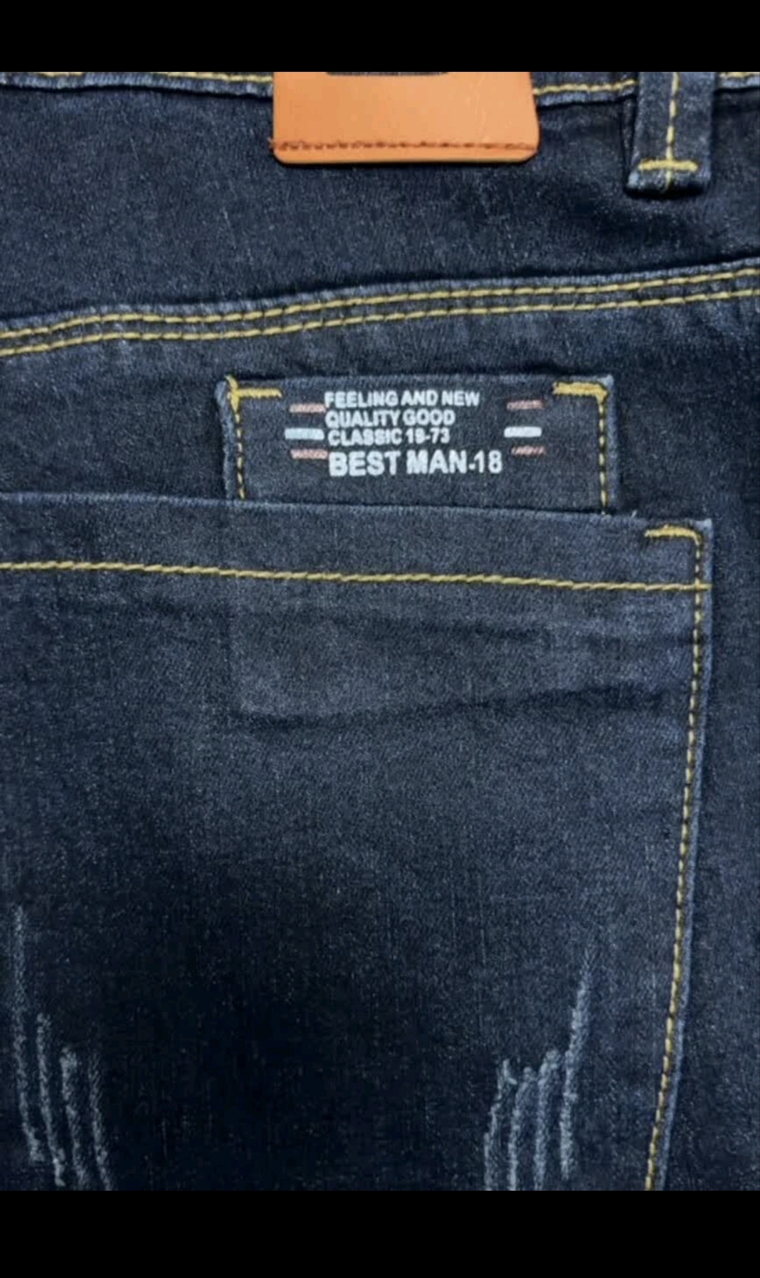 真维斯（Jeanswest）牛仔裤男夏季薄款2026潮流弹力复古修身直筒九分裤子复古色九分32 实拍图