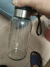 【送杯套】大容量加厚玻璃杯子便携杯茶水分离带杯套泡茶水杯 透明 1000ml吨吨桶 1只装 实拍图