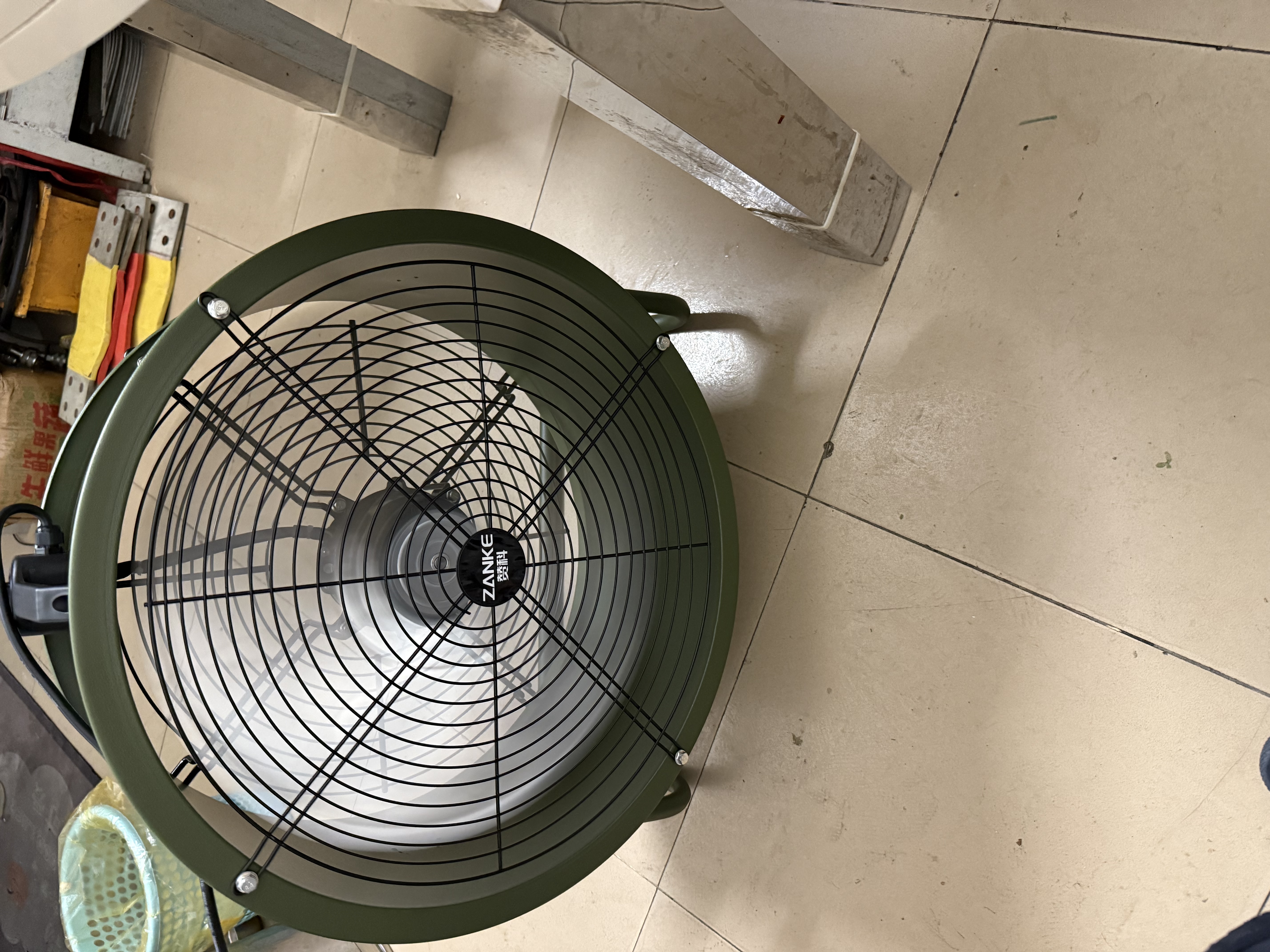 赞科趴地式轴流风机车间工厂换气扇工业风扇工地送风机20寸三档调速 实拍图
