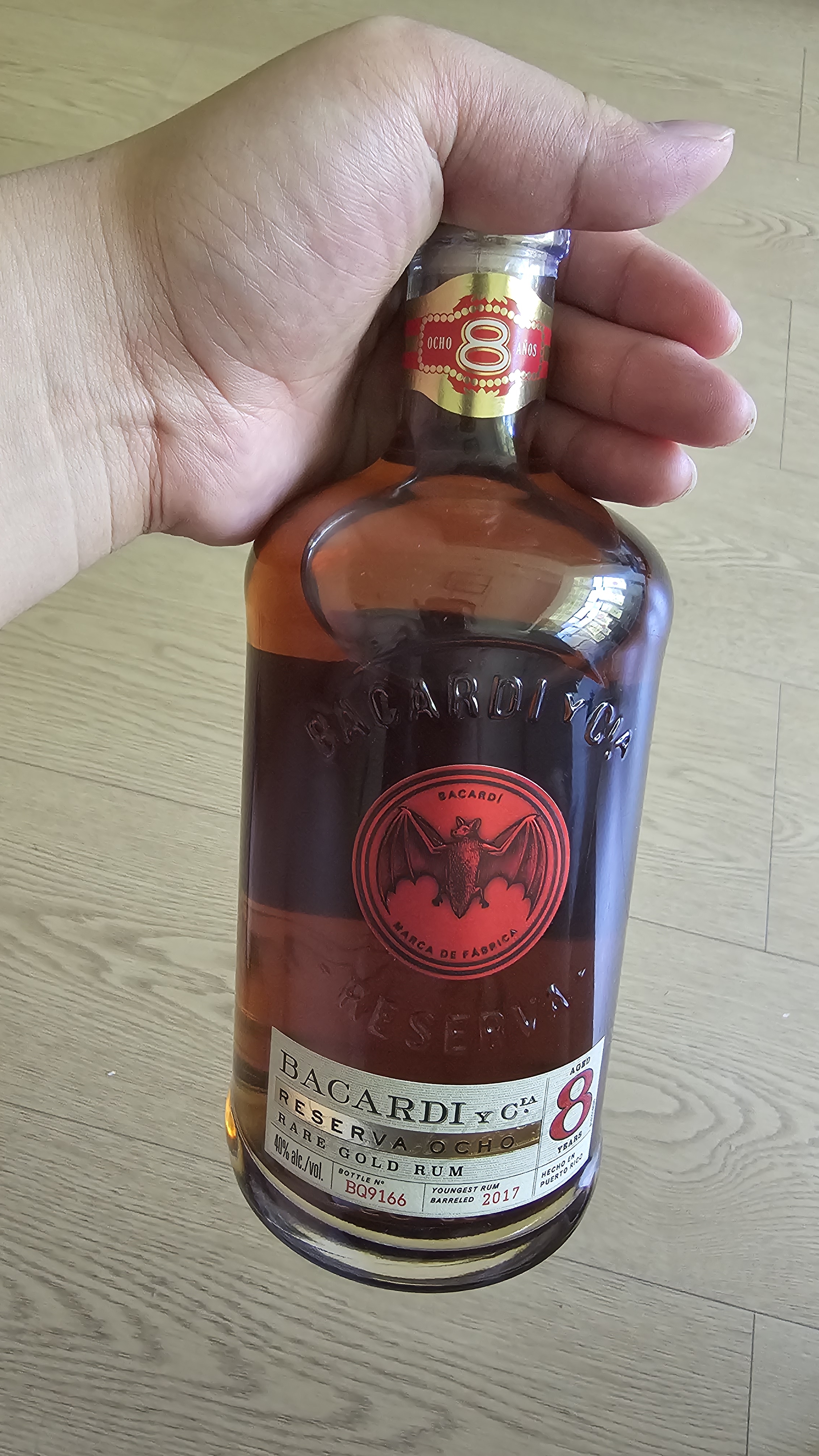 百加得（Bacardi）洋酒 朗姆酒 八年朗姆酒750ml 送礼 实拍图