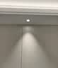 雷士（NVC）射灯led防眩36°/24°射灯嵌入式天花灯网红小山丘背景墙客厅卧室 弧影Ra98-白-7W记忆三色开孔75mm 实拍图