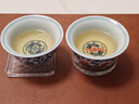 京东京造 釉里红缠枝莲压手杯 茶杯陶瓷功夫茶具压手杯主人杯礼盒120ml 实拍图